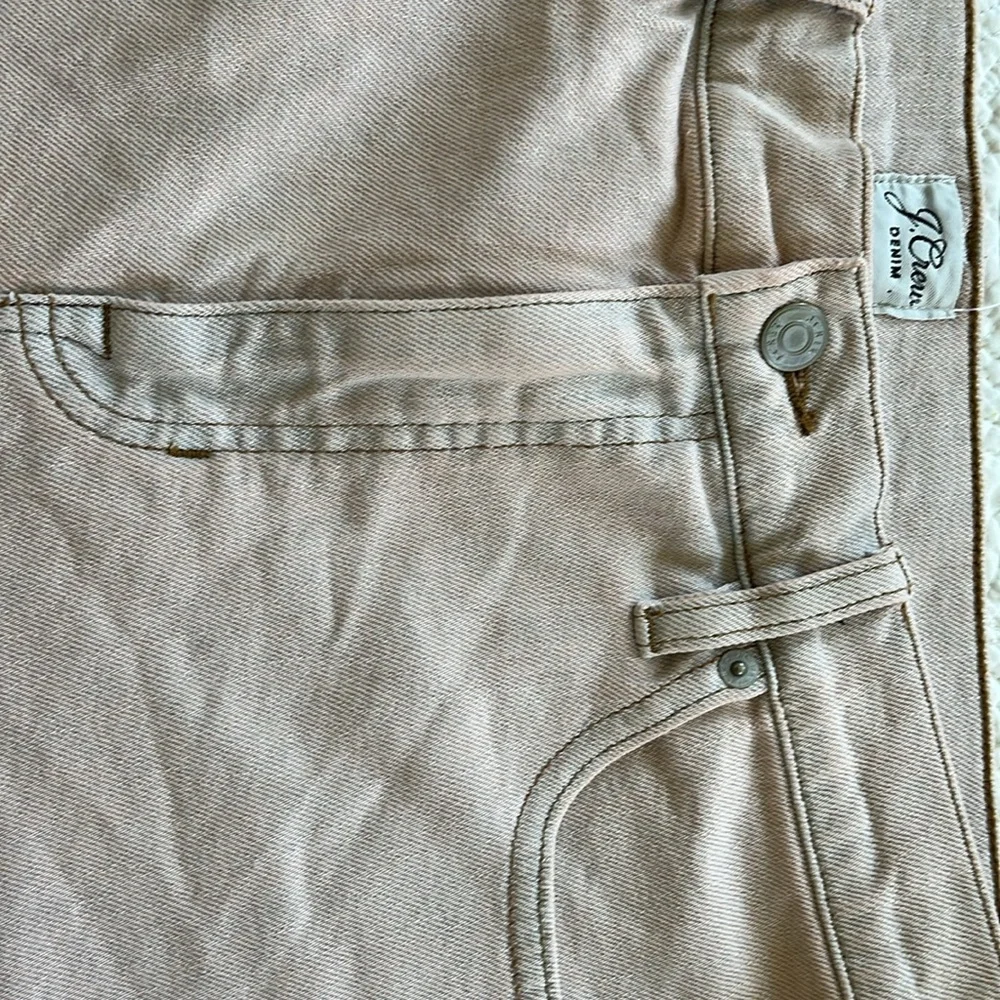 J.Crew pinky size 32 with a light hue of blue shredded at the bottom nwt - Picture 9 of 10